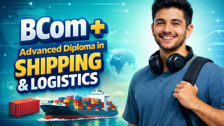 BCom + Advanced Diploma in Shipping & Logistics